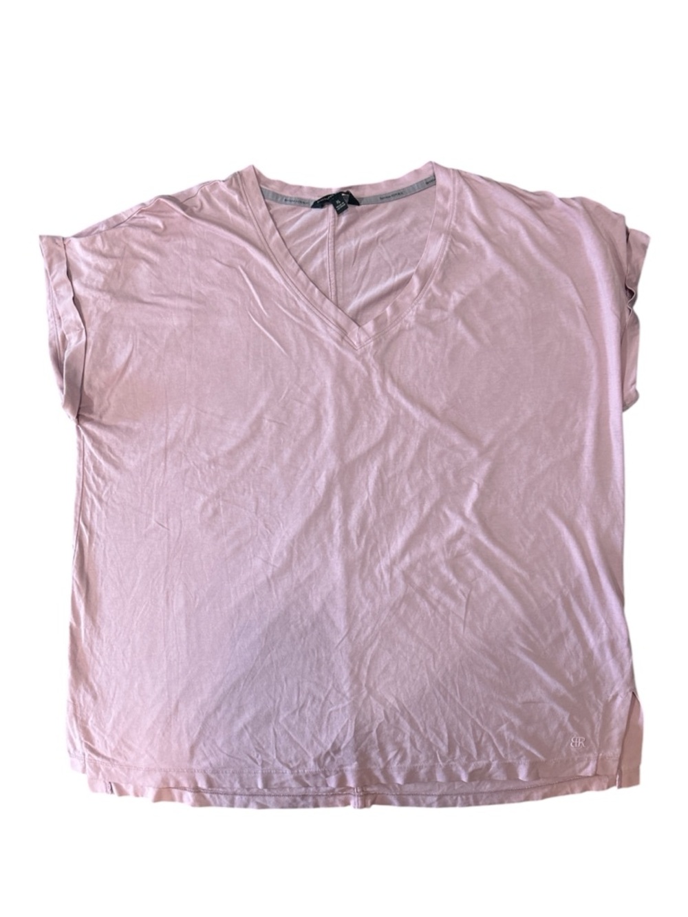 Banana Republic lavender Relaxed V-Neck Tee size XL